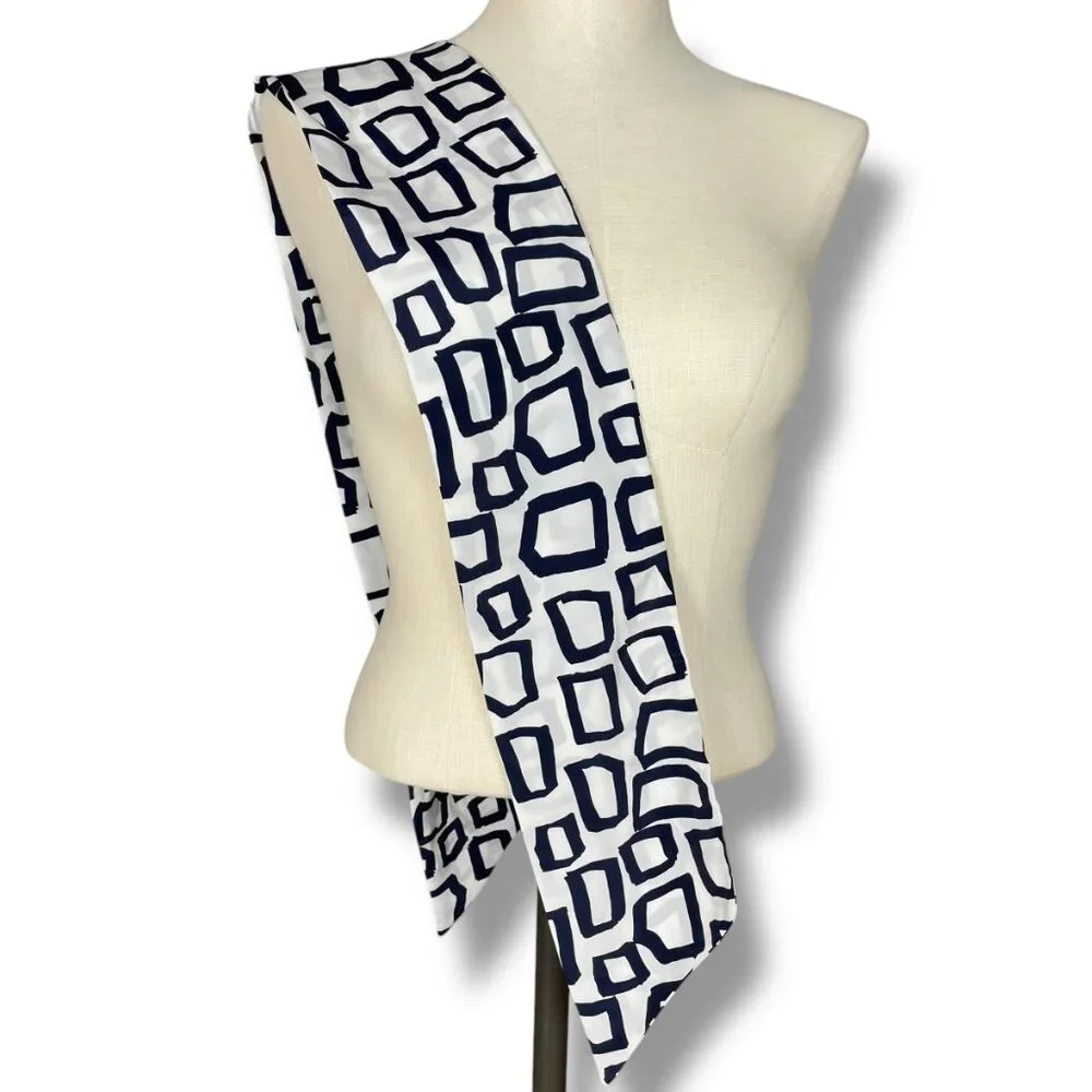 Vintage white narrow